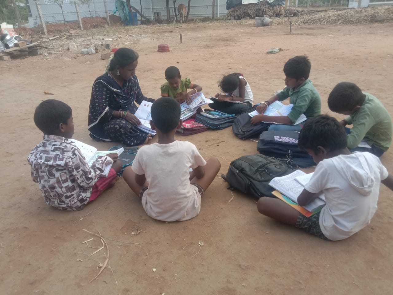 Education activities in dindigul, ISSAI NGO.
