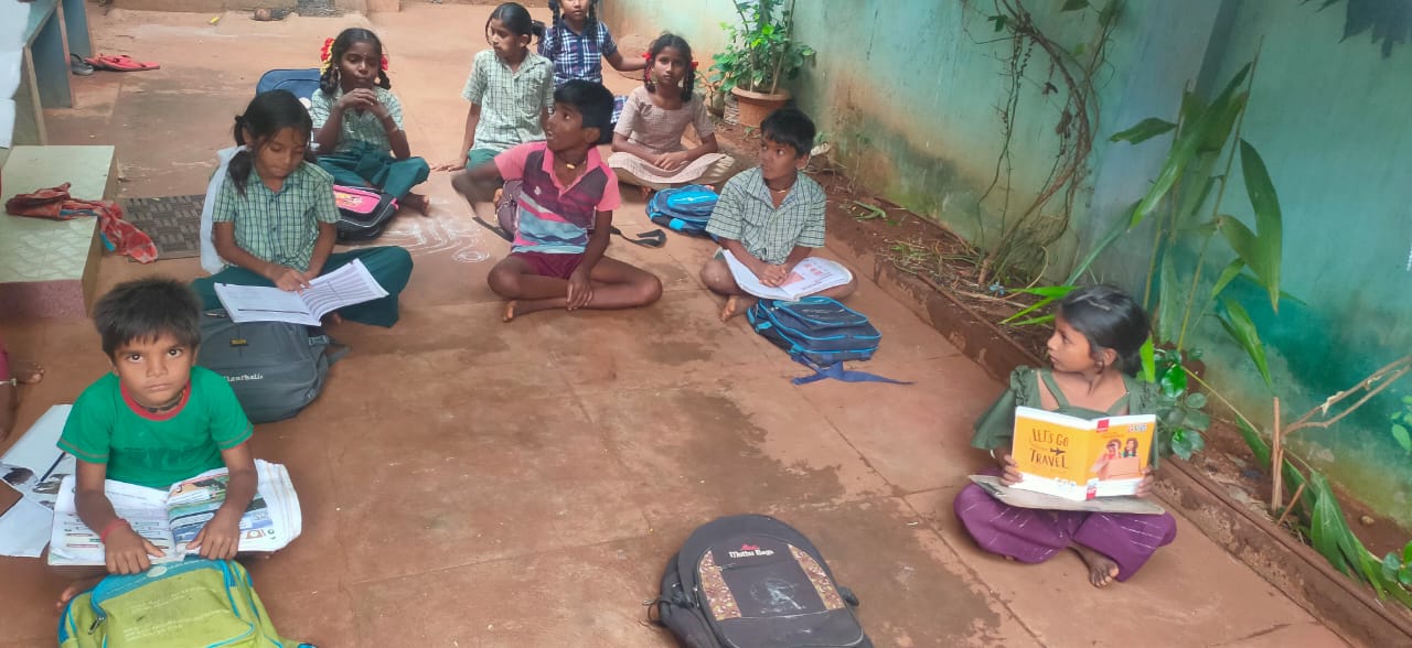 Education activities in dindigul, ISSAI NGO.