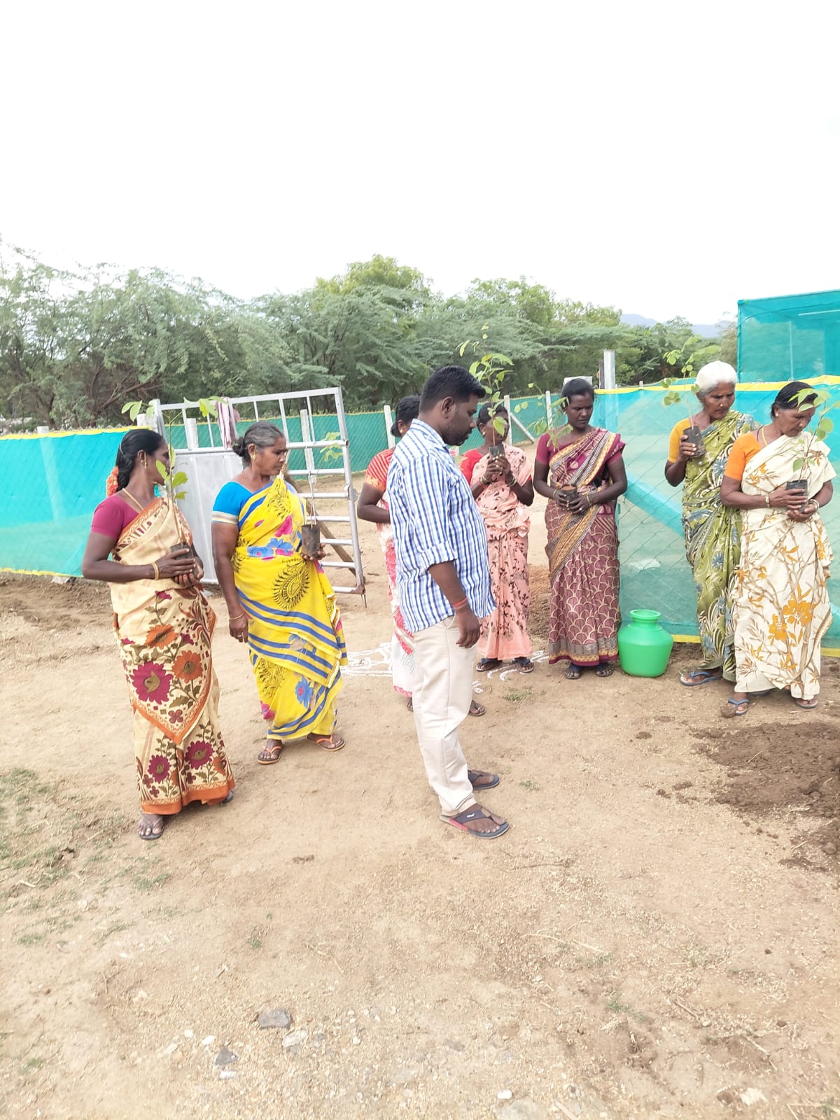 Nuresery activities in dindigul, ISSAI NGO.